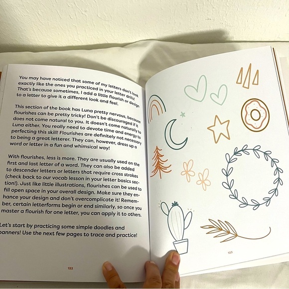 Learn to Letter Luna the Llama Interactive Children Workbook Hand Lettering New - Picture 4 of 10